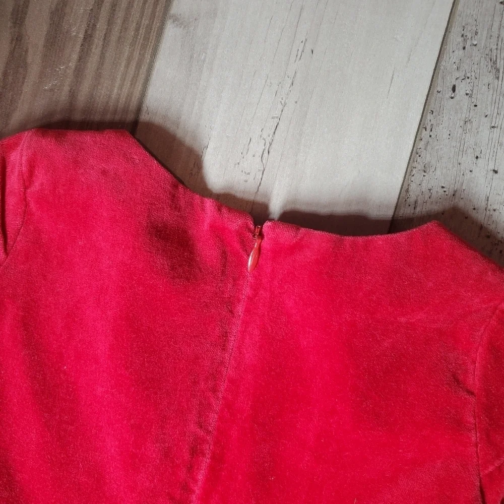 Gymboree Baby Red Velvet Christmas Toddler Girls Dress Size 2T NWOT